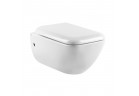 Раковина wc подвесной Gessi Goccia 35.5 x 54cm белая с крышкой с микролифтом перелив горизонтальный