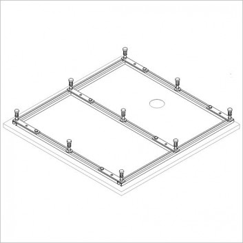 Стеллаж do поддона Sanplast STS-080- sanitbuy.pl