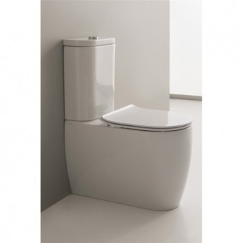 Раковина WC kompaktowa Scarabeo Moon 66x36x42 cm белая- sanitbuy.pl