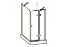 Боковая стенка Huppe Enjoy PURE 70 cm, монтаж на полу, profil хром eloxal, стекло прозрачное z powłoka Anti - Plaque