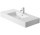 Раковина Duravit Vero с тумбой, 1-отверстный, с полкой под смеситель, z переливом, 105x49 cm, белая