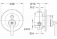 Смеситель для ванны напольный Omnires Armance хром излив 23cm- sanitbuy.pl