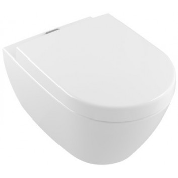Подвесной унитаз унитаз Villeroy&Boch Subway 2, 370x560mm TECHNOLOGIA ViFresh, перелив горизонтальный белая- sanitbuy.pl
