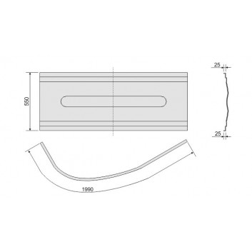 Панели для ванны Sanplast COMFORT 100x140 cm цвет белый- sanitbuy.pl