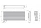 Радиатор Enix Sorento Plus (SR) 220x60 cm - стандартный цвет- sanitbuy.pl