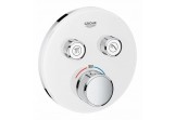 Смеситель скрытый Grohe Grohtherm SmartControl термостатическая 2-приёмники wody белая