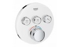 Смеситель скрытый Grohe Grohtherm SmartControl термостатическая 3-приёмники wody белая