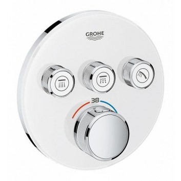 Смеситель скрытый Grohe Grohtherm SmartControl термостатическая 3-приёмники wody хром - sanitbuy.pl