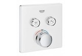 Смеситель скрытый Grohe Grohtherm SmartControl термостатическая 2-приёмники wody, белая 