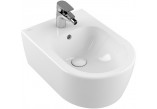 Биде подвесное Villeroy&Bocha Avento, 37x53 cm, z 1 otworem, z переливом, белый- sanitbuy.pl