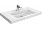 Раковина с тумбой Villeroy&Boch Subway 2.0, 80x47 cm, z 1 otworem, z переливом, белая