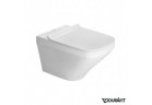 Раковина WC Duravit DuraStyle подвесная Rimless 37x54 cm, унитаз, белая с плёнкой WonderGliss wraz с крышкой с микролифтом