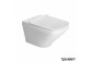 Раковина WC Duravit DuraStyle подвесная Rimless 37x54 cm, унитаз, белая с плёнкой WonderGliss- sanitbuy.pl