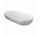 Накладная раковина Duravit LUV 80x40 cm шлифованная, белая 