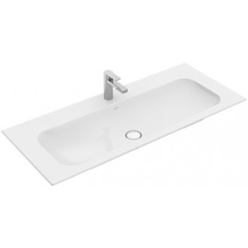 Раковина с тумбой Villeroy&Boch Finion 1200x500 mm без перелива, do dwóch armatur 1-otworowych, White Alpin CeramicPlus- sanitbuy.pl