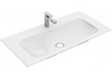 Раковина с тумбой Villeroy&Boch Finion 1000x500 mm без перелива, для арматуры на 3 отверстия, White Alpin CeramicPlus