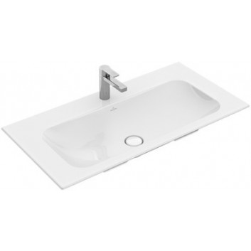 Раковина с тумбой Villeroy&Boch Finion 1000x500 mm z переливом, для арматуры на 3 отверстия, White Alpin CeramicPlus- sanitbuy.pl