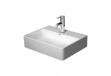 Раковина прямоугольная Duravit DuraSquare 45x35 cm с отверстиями под смеситель белая