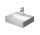 Раковина прямоугольная Duravit DuraSquare 45x35 cm с отверстиями под смеситель белая