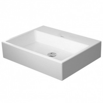 Раковина подвесная Duravit DuraSquare 60x47 cm с 3 отверстиями для смесителя, z переливом белая- sanitbuy.pl