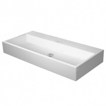 Раковина подвесная Duravit DuraSquare 100x47 cm с 3 отверстиями для смесителя, z переливом белая- sanitbuy.pl