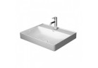 Накладная раковина Duravit DuraSquare 60x47 cm с отверстиями под смеситель, без перелива белая