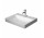 Накладная раковина Duravit DuraSquare 60x47 cm с отверстиями под смеситель, без перелива белая