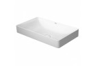 Накладная раковина Duravit DuraSquare 60x34,5 cm без отверстия под смеситель, без перелива белая