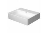 Накладная раковина Duravit DuraSquare 45x35 cm с отверстиями под смеситель, без перелива белая- sanitbuy.pl