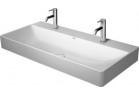 Накладная раковина Duravit DuraSquare 100x47 cm z 2 отверстиями для смесителя, белая 