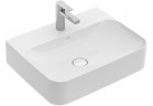Раковина подвесная прямоугольная Villeroy&Boch Finion 600x470 mm без перелива Weiss Alpin CeramicPlus możliwy монтаж armatury 3-otworowej, шлифованный низ
