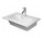 Раковина с тумбой Duravit ME by Starck Compact, 63x40 cm, z переливом, с полкой под смеситель, белая WonderGliss