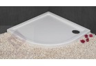 Поддон полукруглый Novellini Kali R 90x90 cm, белый 