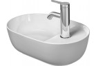 Раковина накладная на столешницу Duravit Luv 420mm без перелива, с отверстием na baterie белая