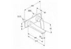 Смеситель для раковины Kludi Balance скрытая излив 185mm белый/хром 