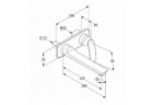Смеситель для раковины Kludi Balance скрытая излив 235mm хром 