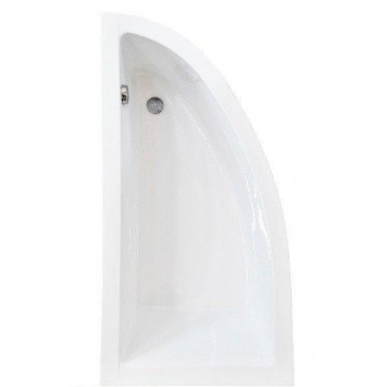 Ванна правая асимметричная Besco Praktika 150x70cm белая- sanitbuy.pl