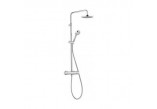 Душевой гарнитур термостатический Kludi Dual Shower верхний душ 20cm хром - sanitbuy.pl