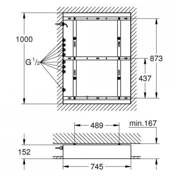 Element монтажный Rainshower F-Series 40" - sanitbuy.pl