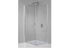 Кабина угловая Sanplast Prestige III, 90x90 cm, wys. 195 cm, стекло прозрачные, профиль серебряный глянцевый