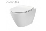 Подвесной унитаз Cersanit City Oval 51x35cm Clean On белая- sanitbuy.pl