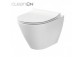 Подвесной унитаз Cersanit City Oval 51x35cm Clean On белая- sanitbuy.pl