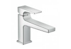 Смеситель для раковины Hansgrohe Metropol однорычажный CoolStart с набором слива-перелива Push-Open, хром 