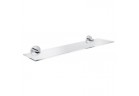 Полка стеклянная Grohe Essentials 380 mm z uchwytami, хром стекло 