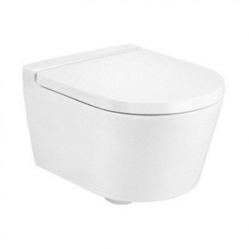 Раковина WC подвесной Roca Inspira Rimless Compacto 37x48 cm белая - sanitbuy.pl