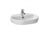 Раковина 60 cm накладная Cersanit Caspia Oval белая - sanitbuy.pl