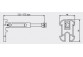 Стеллаж samodzielny для биде 50x820 - 980 mmmm JomoTech WERIT- sanitbuy.pl