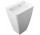 Раковина свободностоящая Omnires Parma Marble+ 55 cm x 85 cm x 43 cm белая