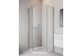 Кабина 80x80cm Radaway Essenza New PTJ пятиугольная, левая стекло бесцветное 