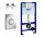 Grohe Rapid SL 3 w 1 Инсталляция скрытого монтажа Rapid SL H113 z przyciskiem Nova Cosmopolitan, хром